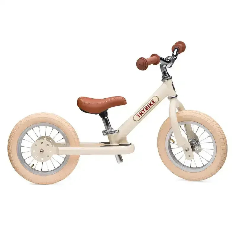 Trybike | Vintage Cream with Cream Tyres | Trike & Balance Bike - Toybox Tales