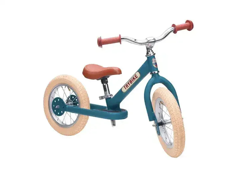 Trybike | Vintage Blue with Cream Tyres| Trike & Balance Bike - Toybox Tales