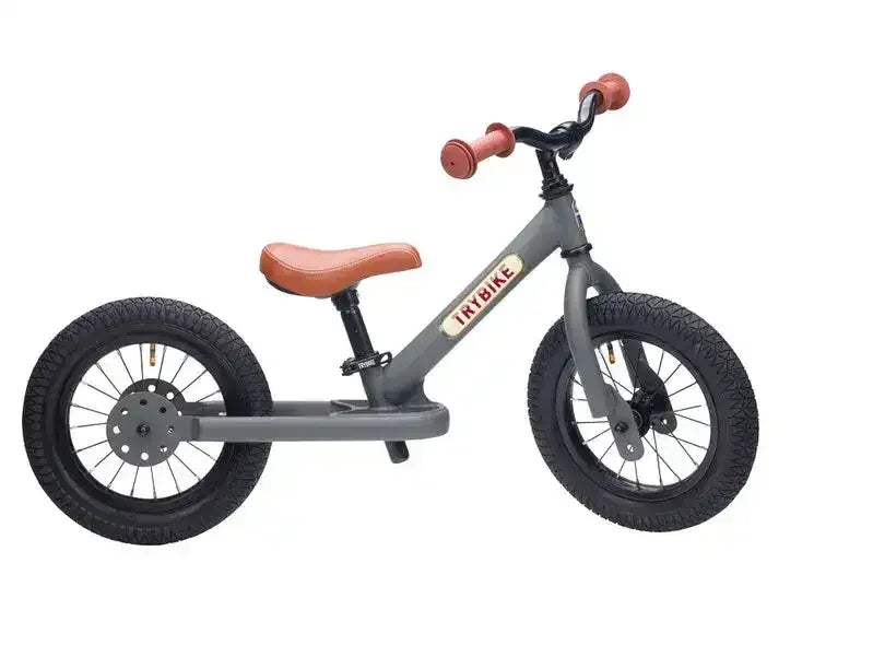 Trybike | Grey with Black Tyres | Trike & Balance Bike - Toybox Tales