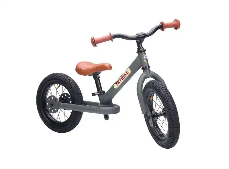Trybike | Grey with Black Tyres | Trike & Balance Bike - Toybox Tales