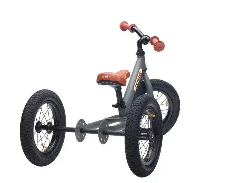 Trybike | Grey with Black Tyres | Trike & Balance Bike - Toybox Tales