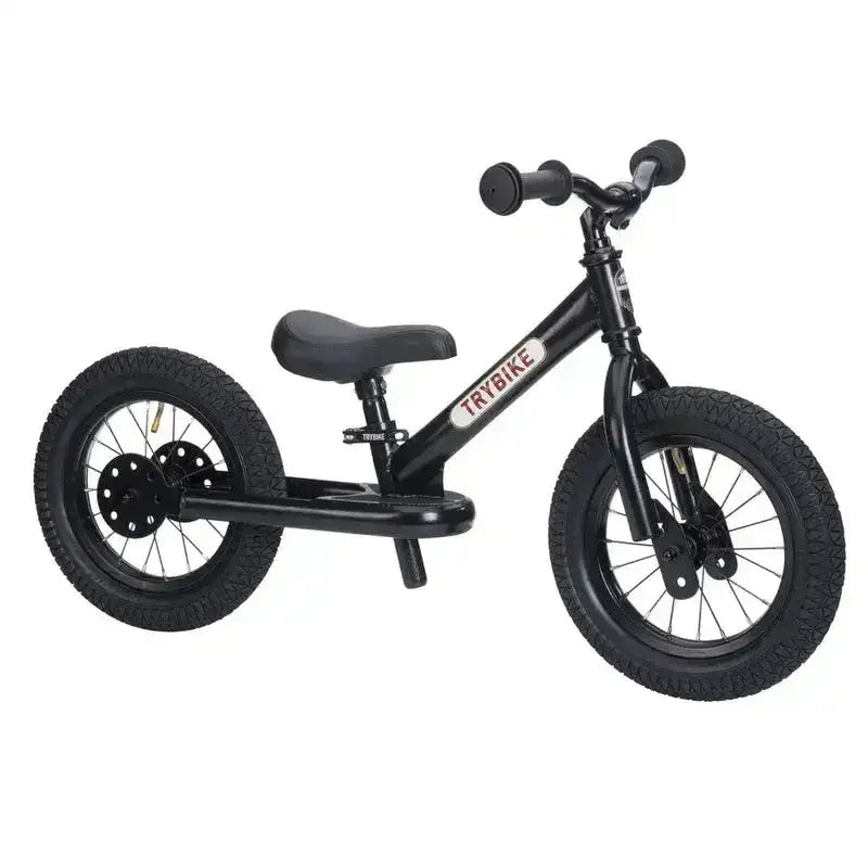 Trybike | Black with Black Tyres | Trike & Balance Bike - Toybox Tales