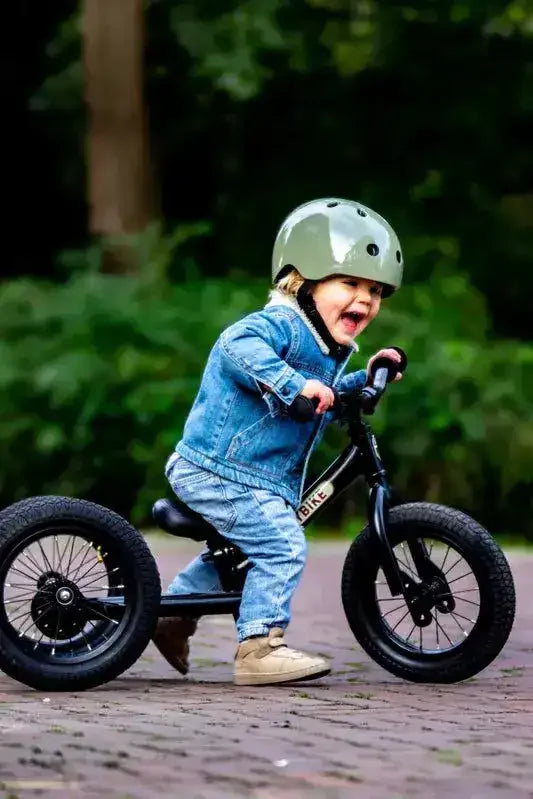 Trybike | Black with Black Tyres | Trike & Balance Bike - Toybox Tales