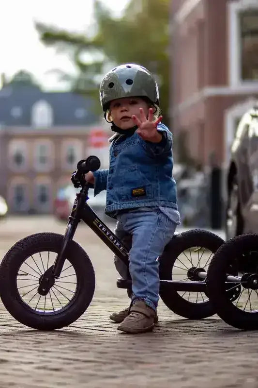 Trybike | Black with Black Tyres | Trike & Balance Bike - Toybox Tales