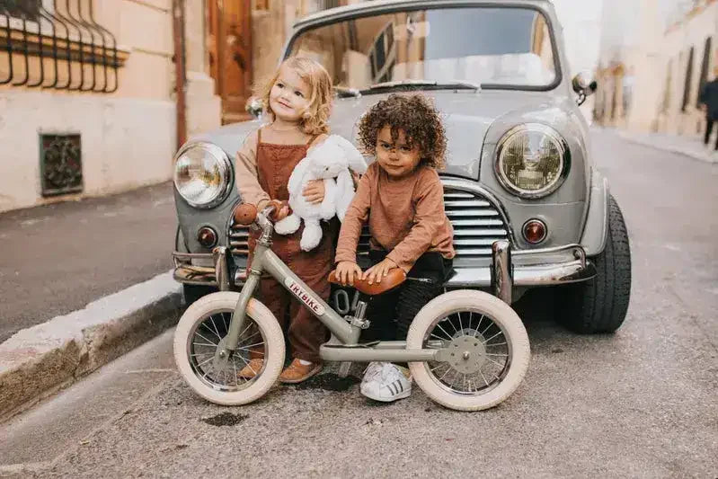 Trybike | Vintage Green with Cream Tyres | Trike & Balance Bike - Toybox Tales