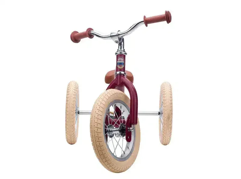 Trybike | Vintage Red with Cream Tyres | Trike & Balance Bike - Toybox Tales