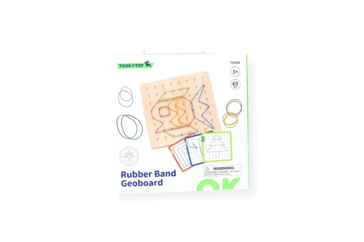 Creative Rubber Band Geoboard Pattern Puzzle Game - Toybox Tales