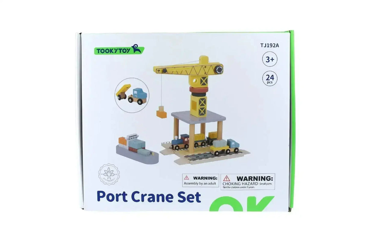 Port Crane Cargo Set - Toybox Tales