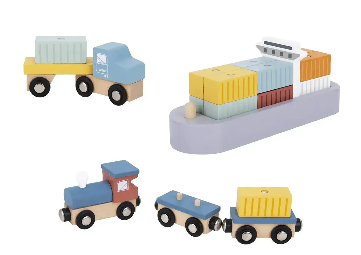 Port Crane Cargo Set - Toybox Tales