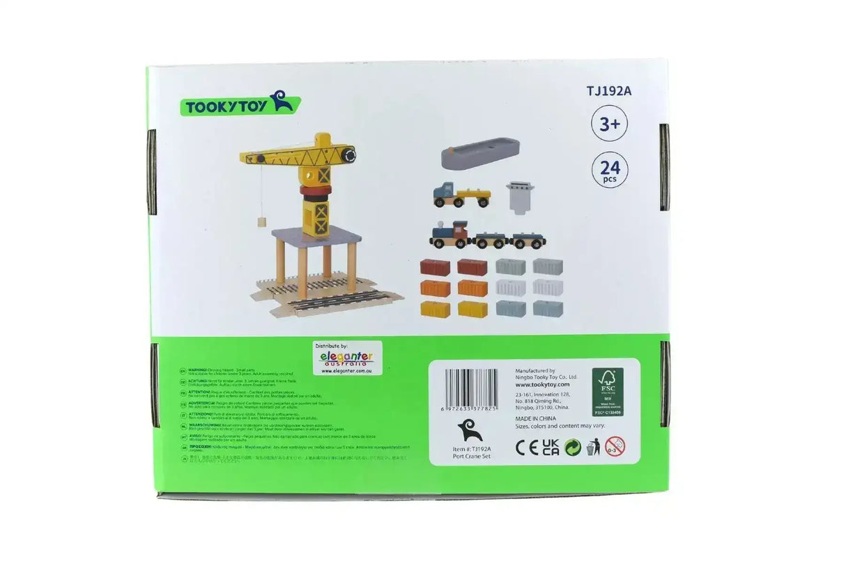 Port Crane Cargo Set - Toybox Tales