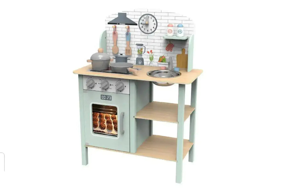 Wooden Play Kitchen Set - Toybox Tales