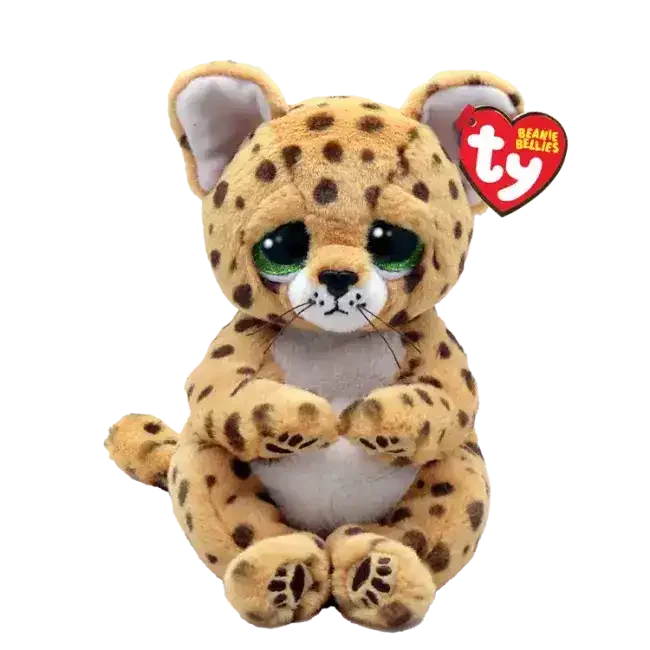 TY Beanie Bellies | Lloyd the Tan Leopard | Regular - Toybox Tales