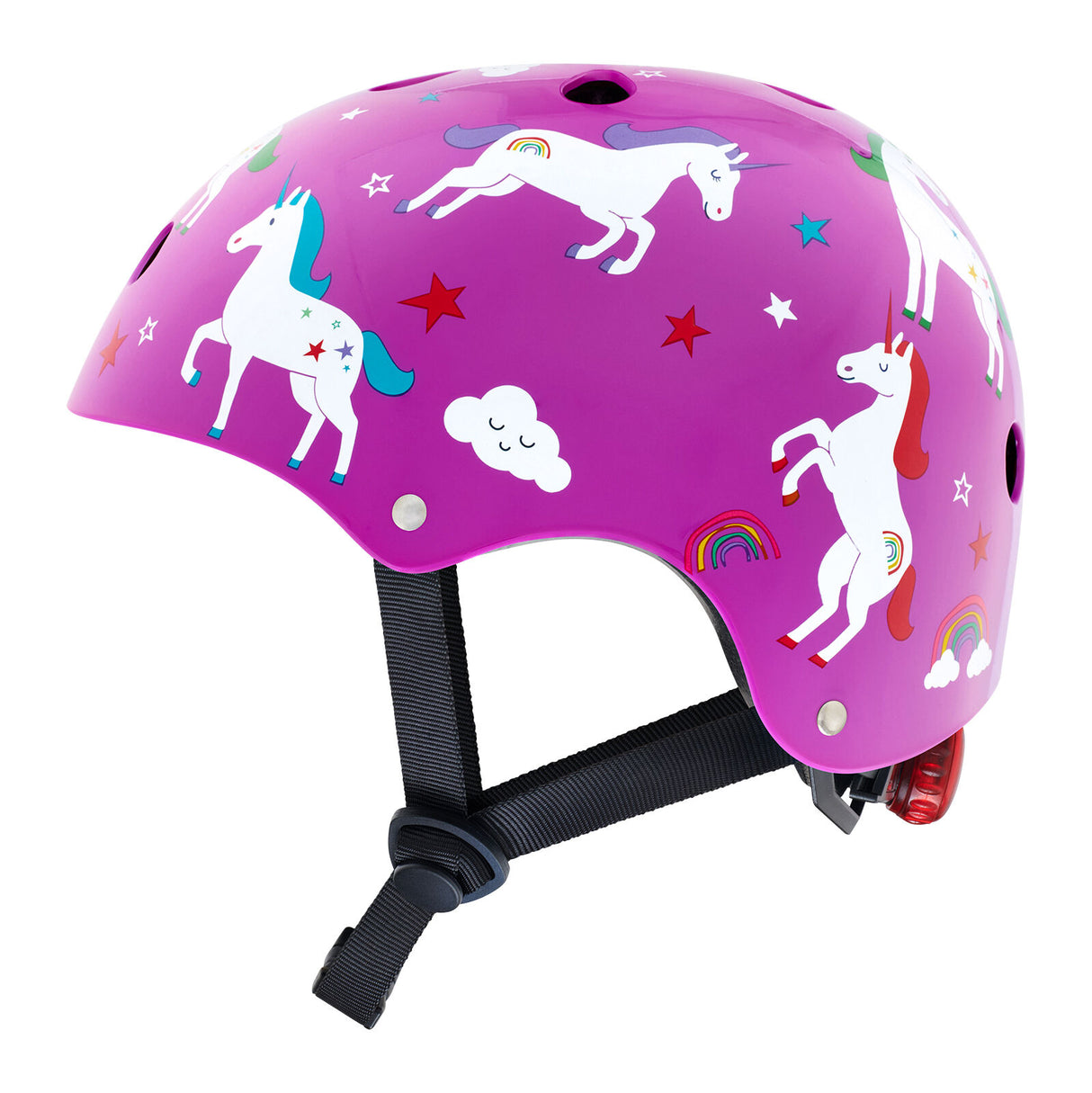 Hornit | Cycle Helmet with LED Light - Unicorn - Small