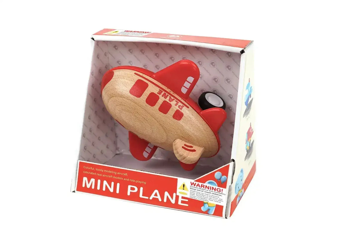 Wooden Racer Airplane with Sound