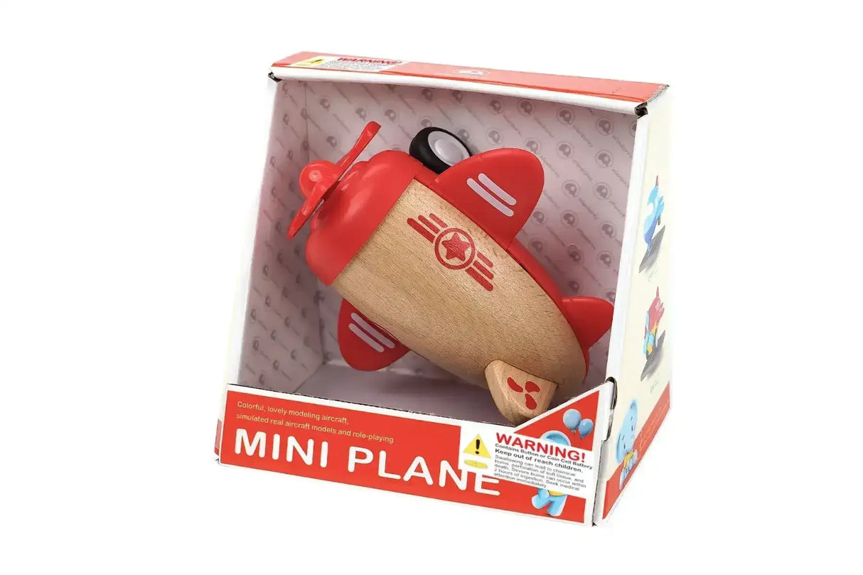 Wooden Racer Propellor Plane with Sound