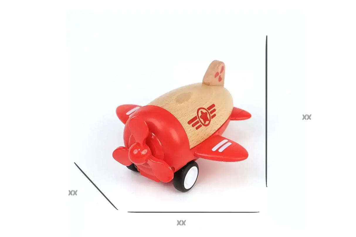 Wooden Racer Propellor Plane with Sound