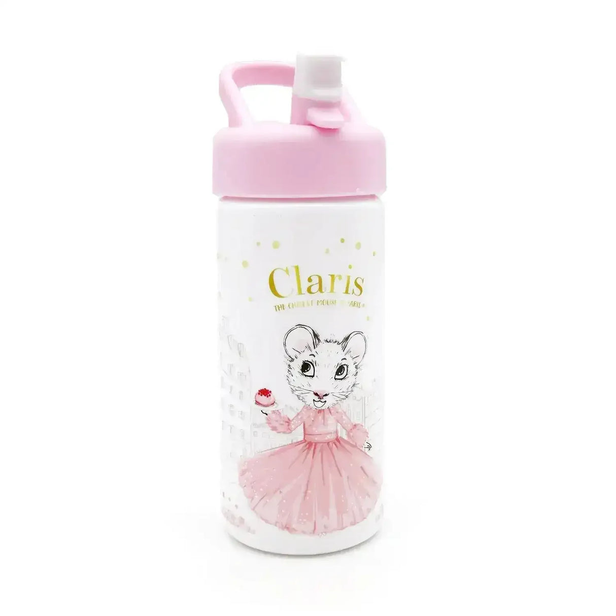 Claris Drink Bottle with Straw - Toybox Tales
