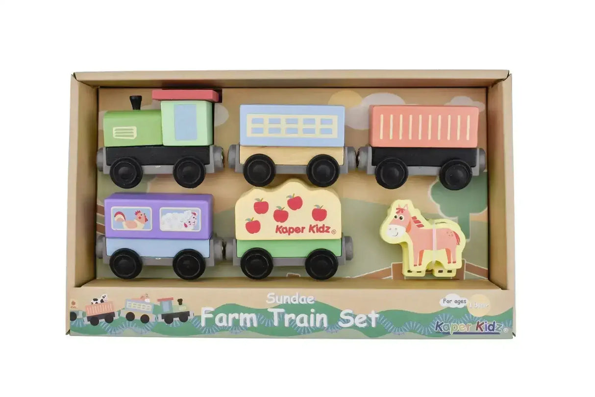 Sundae Farm Train Set - Toybox Tales