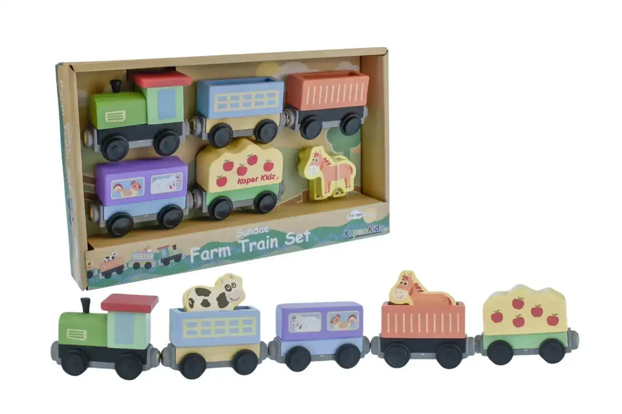 Sundae Farm Train Set - Toybox Tales