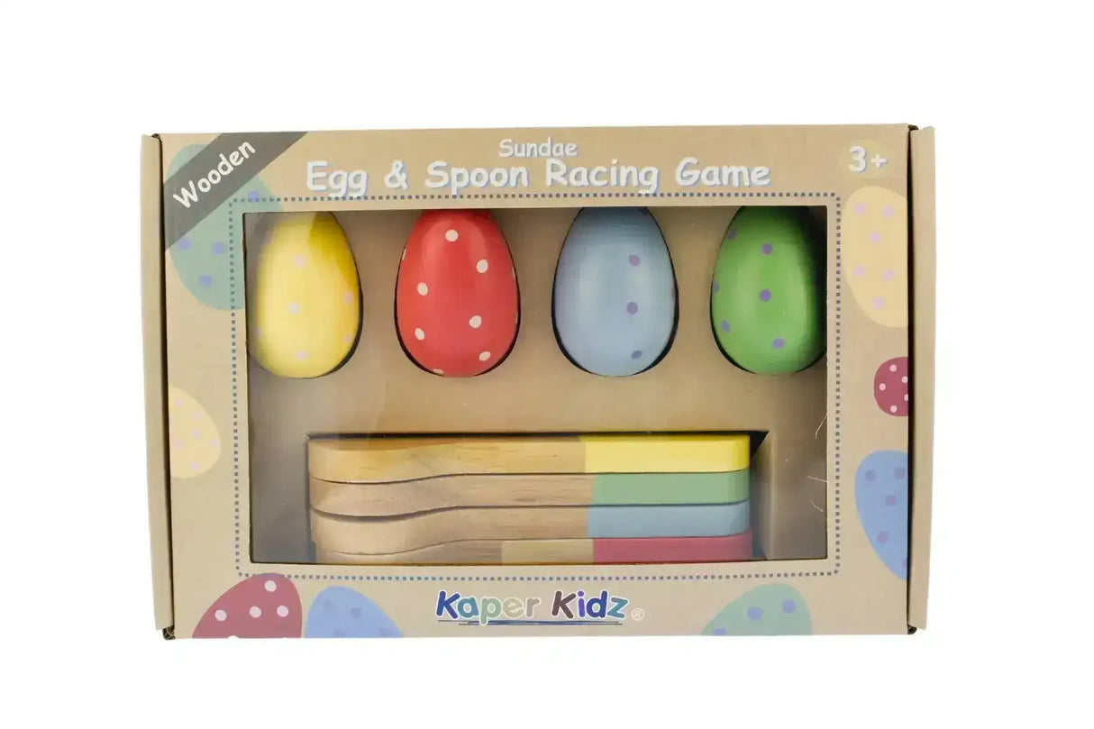 Sundae Egg and Spoon Racing Game - Toybox Tales