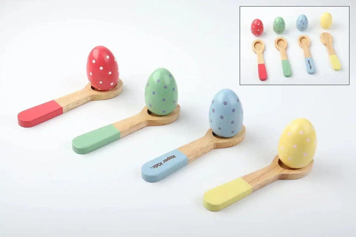 Sundae Egg and Spoon Racing Game - Toybox Tales