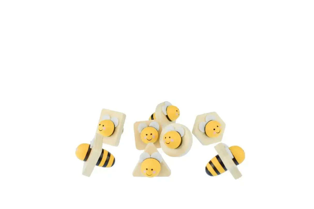 Buzzy Days Bee Wooden Shape Sorter - Toybox Tales
