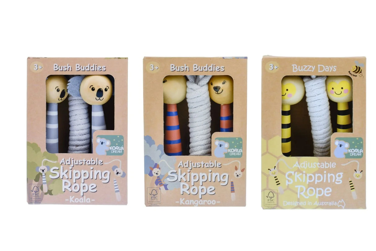 Wooden Adjustable Skipping Rope