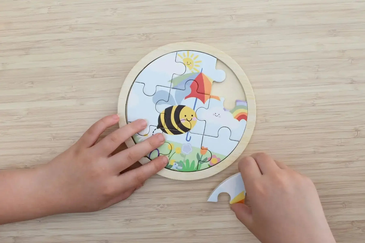 Buzzy Days Bee Jigsaw Puzzle 9 Pieces