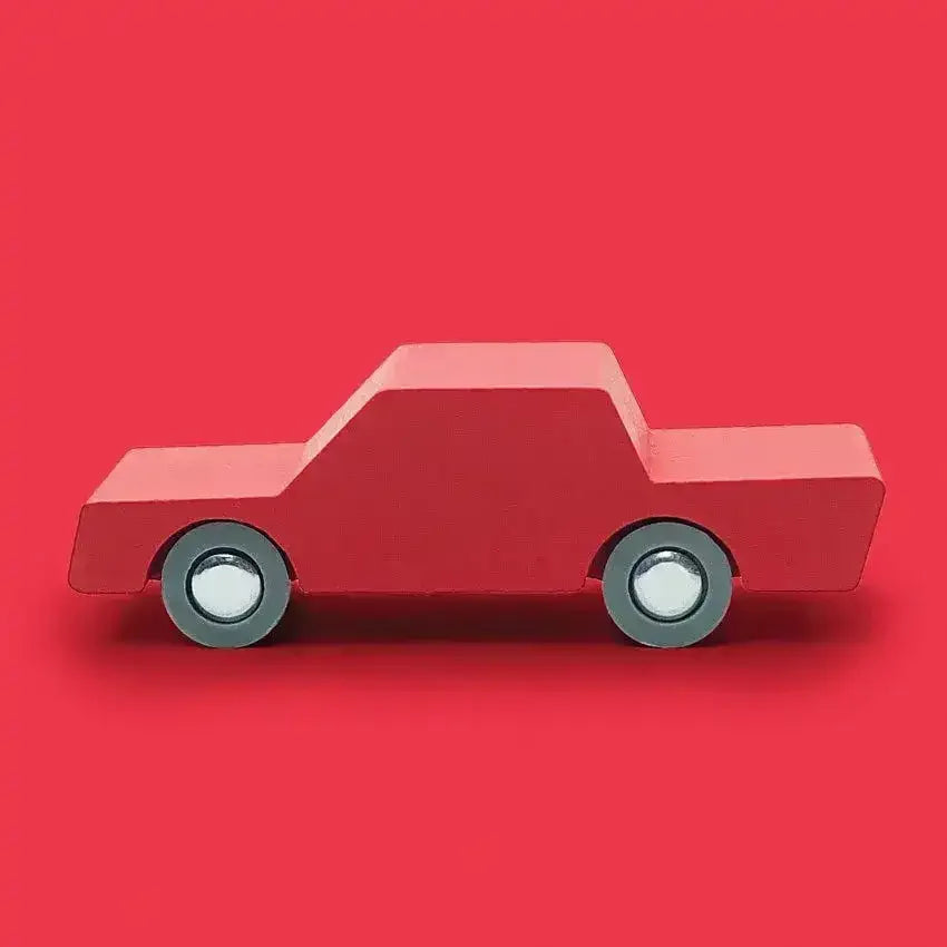 Waytoplay - Back And Forth Car - Red - Toybox Tales