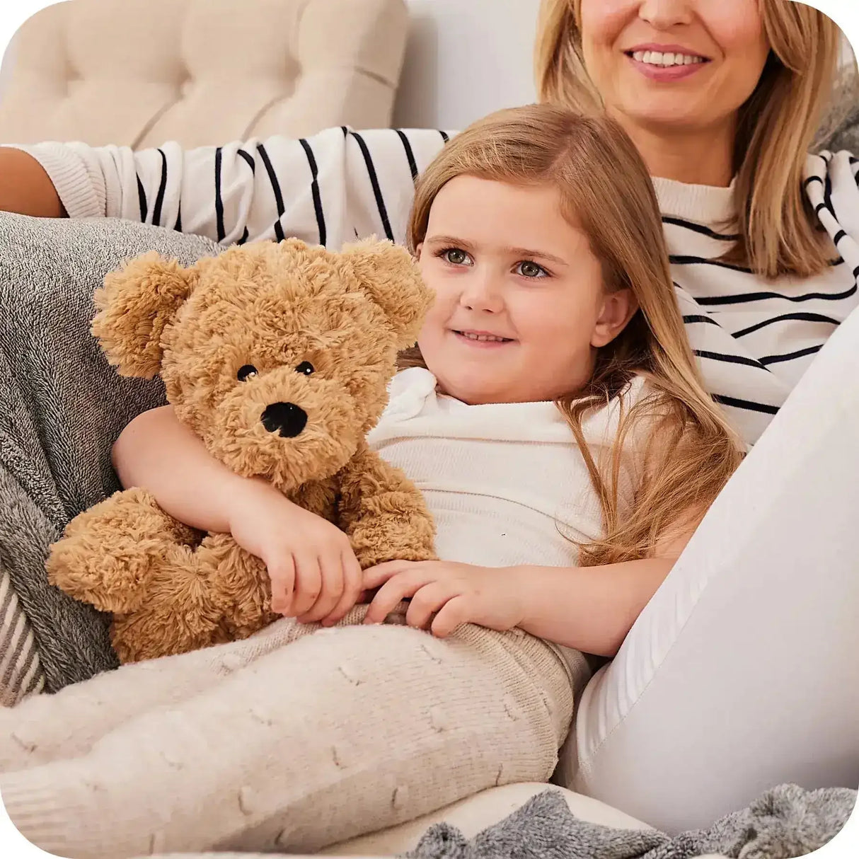 Warmies: Brown Curly Bear - Toybox Tales