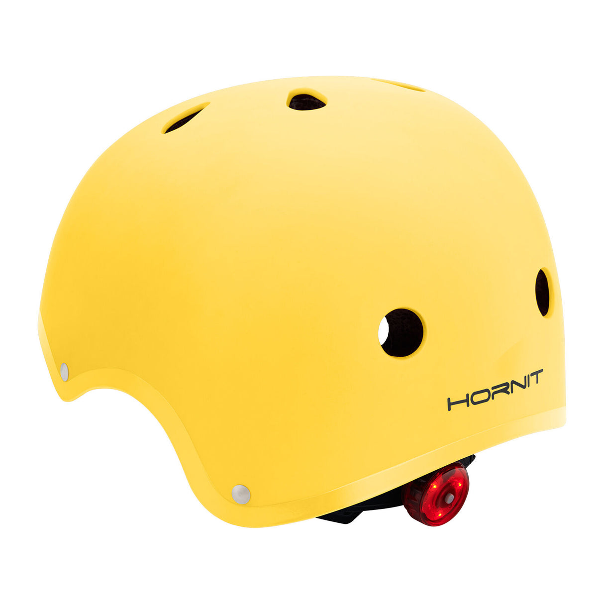 Hornit | Cycle Helmet with LED Light - Hammer Yellow - Small