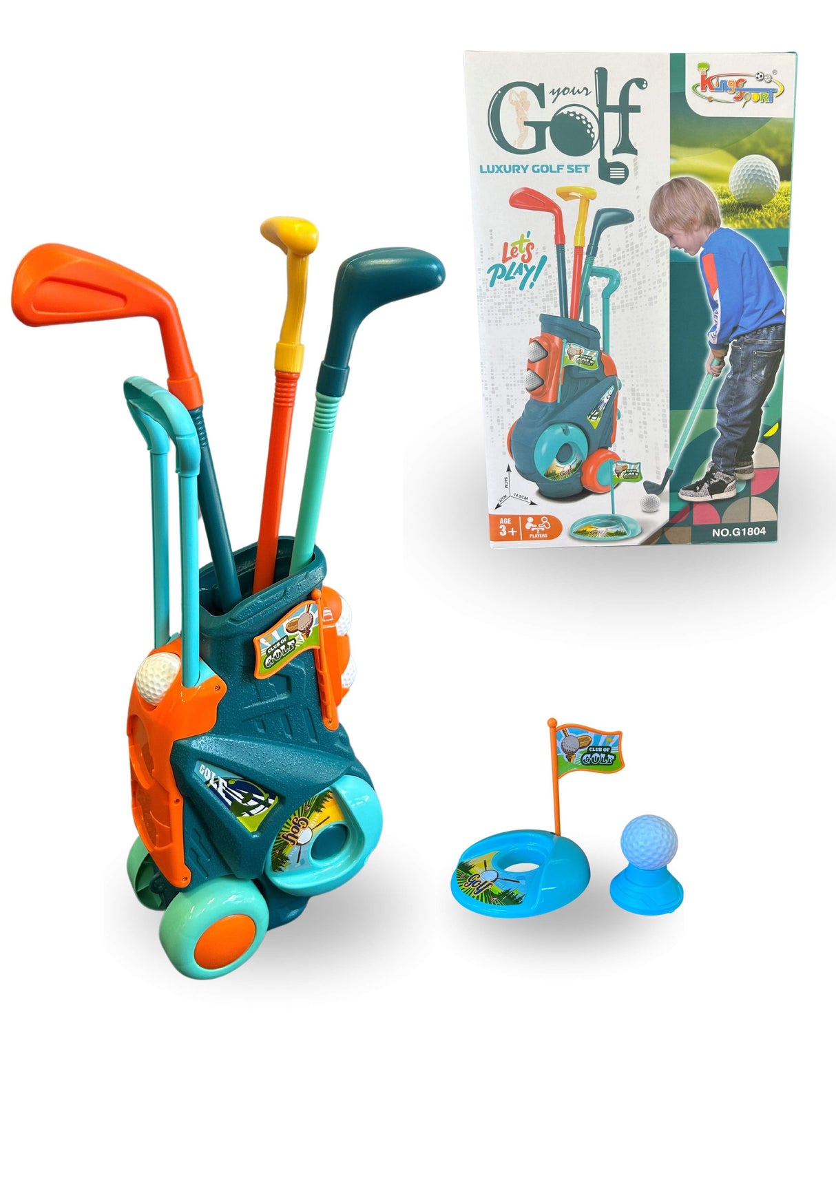 Kids Luxury Golf Set with Caddy