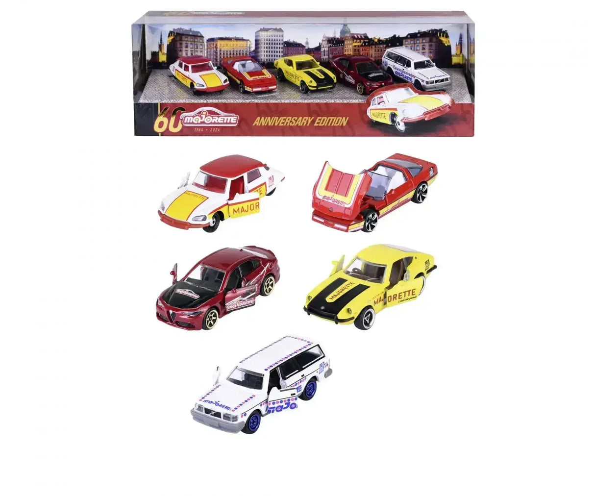 Majorette 60th Anniversary Edition 5 Piece Gift Pack - Toybox Tales