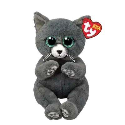 Ty Beanie Bellies | Binx the Russian Blue Cat | Regular - Toybox Tales