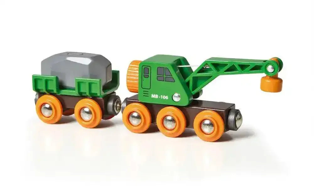 Brio | Clever Crane Wagon 4 pieces