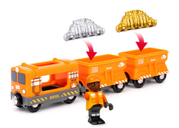 Brio | Gold Cargo Train 6 Pieces
