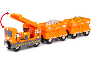 Brio | Gold Cargo Train 6 Pieces