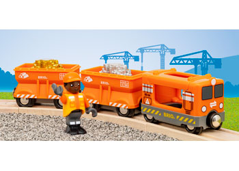 Brio | Gold Cargo Train 6 Pieces