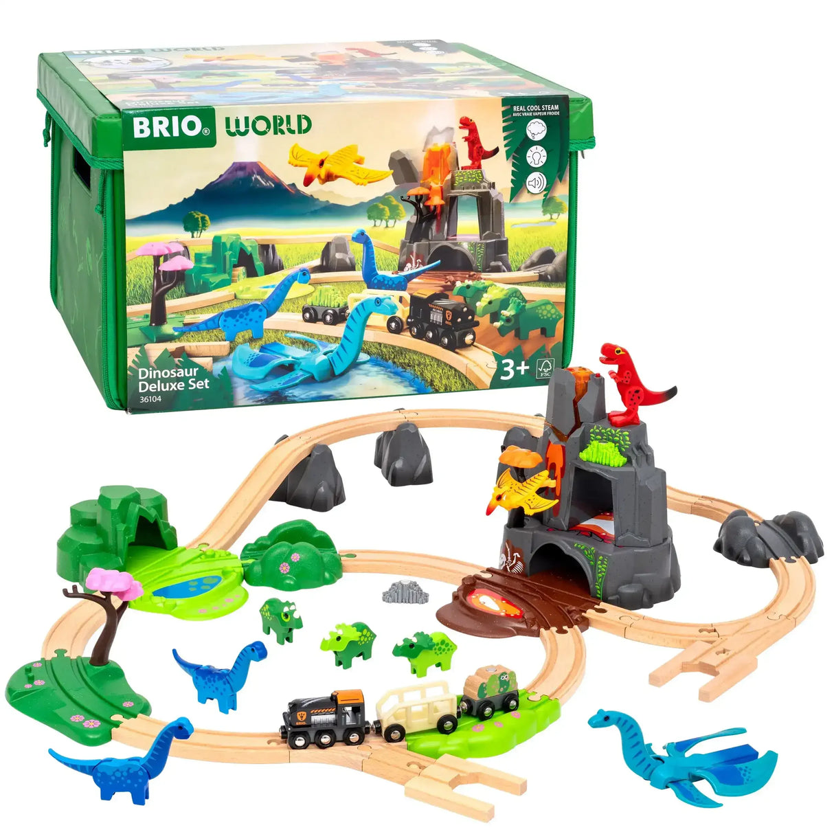 Brio | Dinosaur Deluxe Set 45 Pieces