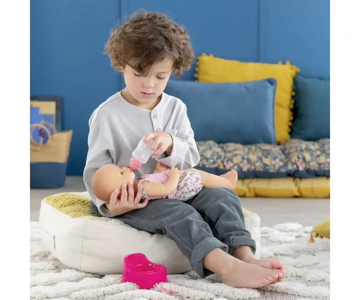 Corolle - Emma Drink and Wet Bath Baby - Toybox Tales