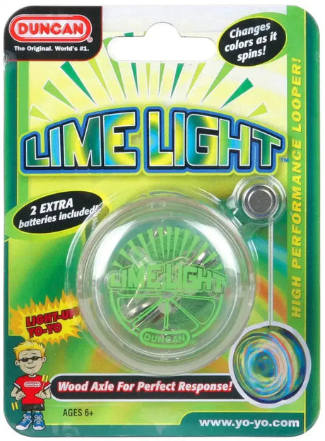 Duncan Yo Yo Beginner Lime Light (Assorted Colours) - Toybox Tales