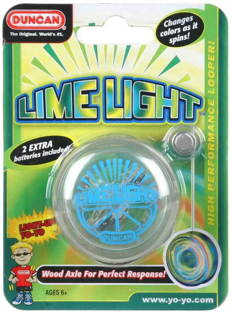 Duncan Yo Yo Beginner Lime Light (Assorted Colours) - Toybox Tales