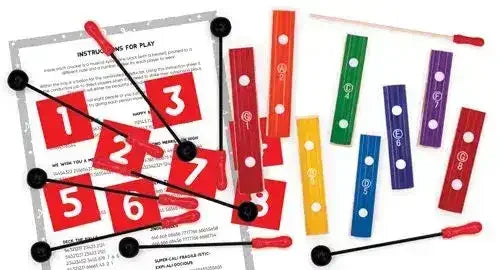 Christmas Crackers | Xylophone Rainbow | Pack of 8 - Toybox Tales