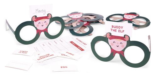 Christmas Crackers | Who Am I Elf Game | Pack of 6