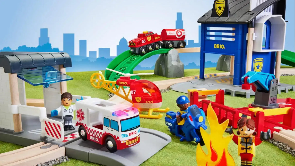 Brio | Rescue Team Train Set 44 pieces