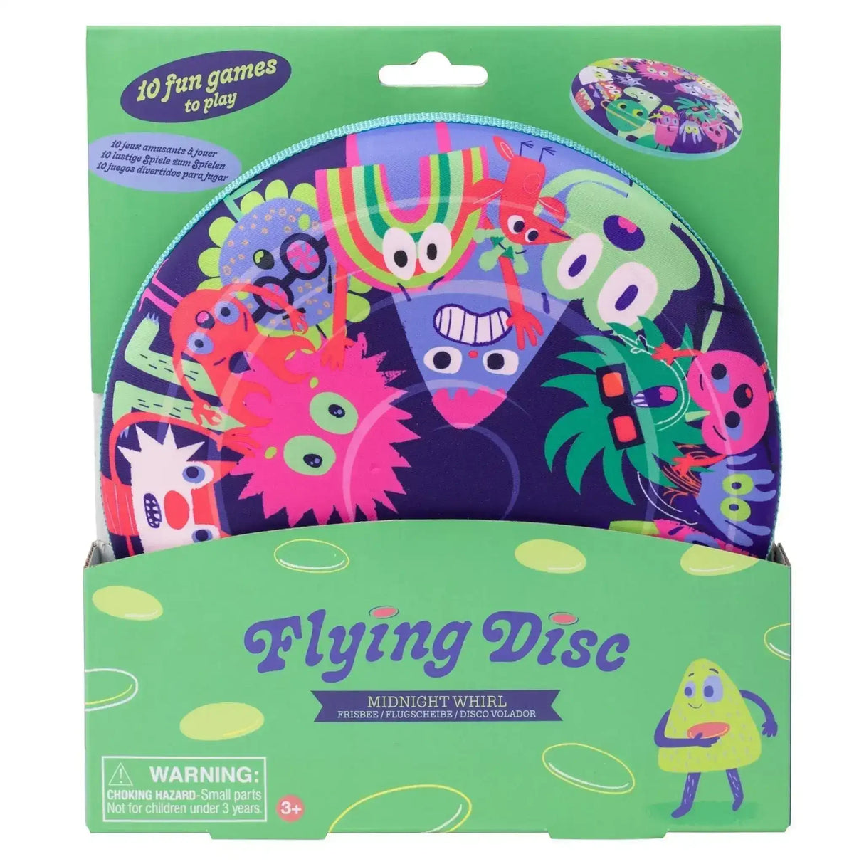 Flying Disc - Midnight Whirl - Tiger Tribe - Toybox Tales