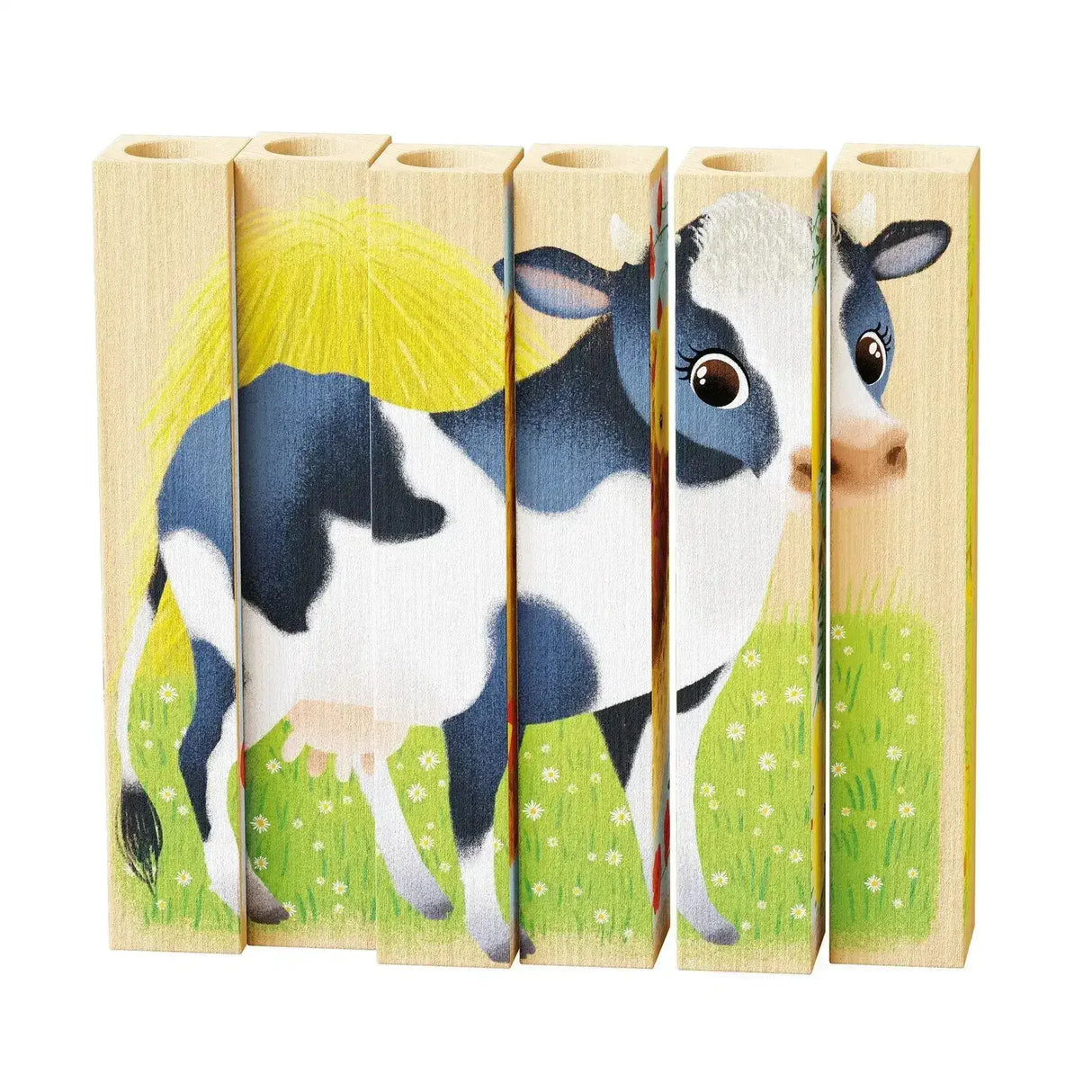 Quercetti | Four Puzzle Farm Animals - Toybox Tales