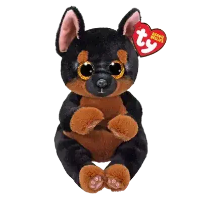 Ty Beanie Bellies | Fritz the Black & Tan Dog | Regular - Toybox Tales