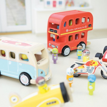 Indigo Jamm Wooden Peg People (4 Pack)