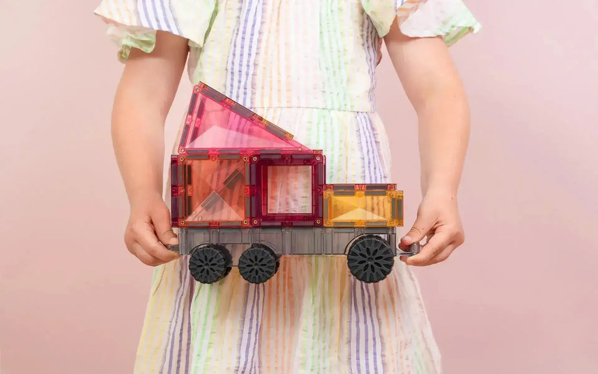 Connetix Pastel Transport Pack 50 Piece - Toybox Tales